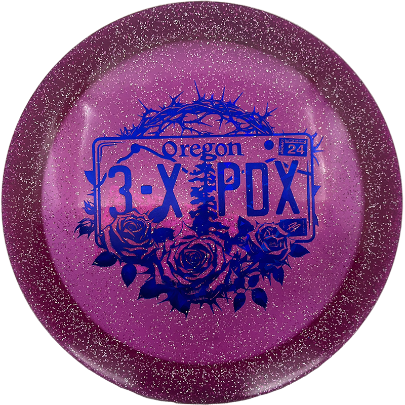 Discraft Drive Discraft Drive - CryZtal Sparkle - 3x PDX Champion / 173-74g - Cabernet (Blue Shatter) - Skyline Disc Golf