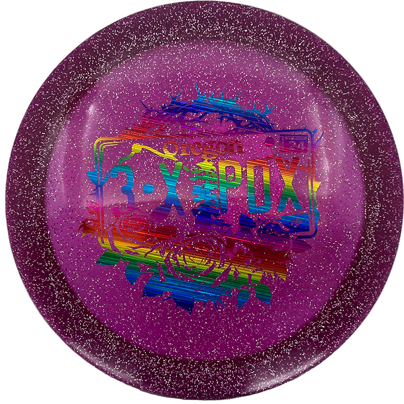 Discraft Drive Discraft Drive - CryZtal Sparkle - 3x PDX Champion / 170-72g - Dark Cabernet (Rainbow) - Skyline Disc Golf