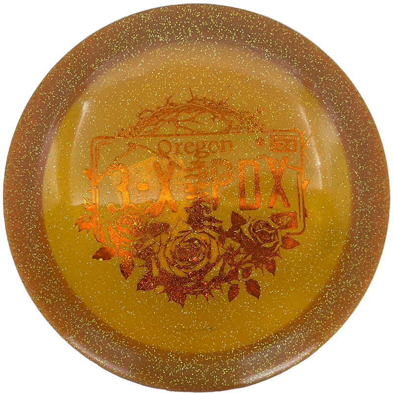 Discraft Drive Discraft Drive - CryZtal Sparkle - 3x PDX Champion / 173-74g - Orange-ish (Orange Glitter) - Skyline Disc Golf