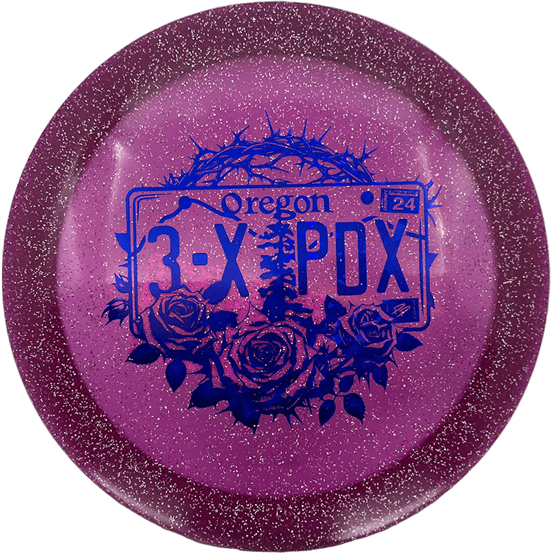 Discraft Drive Discraft Drive - CryZtal Sparkle - 3x PDX Champion / 173-74g - Cabernet (Blue Shatter) - Skyline Disc Golf