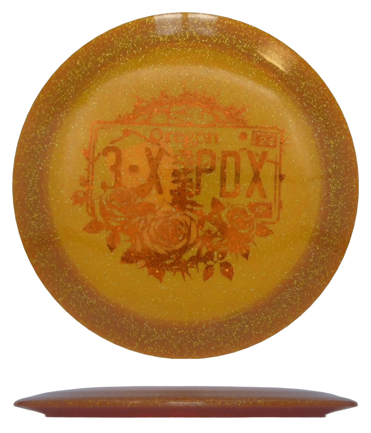 Discraft Drive - CryZtal Sparkle - 3x PDX Champion / 173-74g - Orange-ish (Orange Glitter) - Skyline Disc Golf