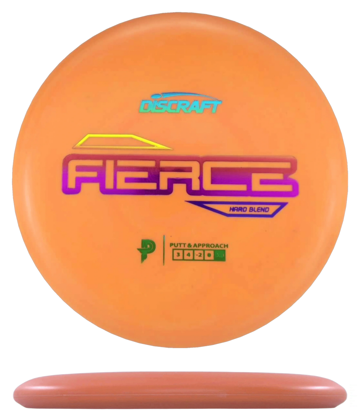 Discraft Fierce - Putter Line Hard / 167-69g - Orange (Rainbow Foil) - Skyline Disc Golf
