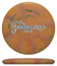 173g - Orange/Charcoal (Silver Shatter) Jawbreaker Discraft Focus - Skyline Disc Golf