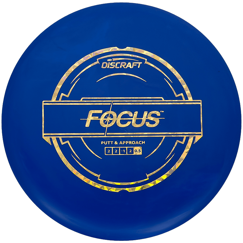 Discraft Focus Discraft Focus - Putter Line / 173g - Blue (Gold Shatter) - Skyline Disc Golf