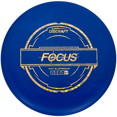 Discraft Focus Discraft Focus - Putter Line / 173g - Blue (Gold Shatter) - Skyline Disc Golf