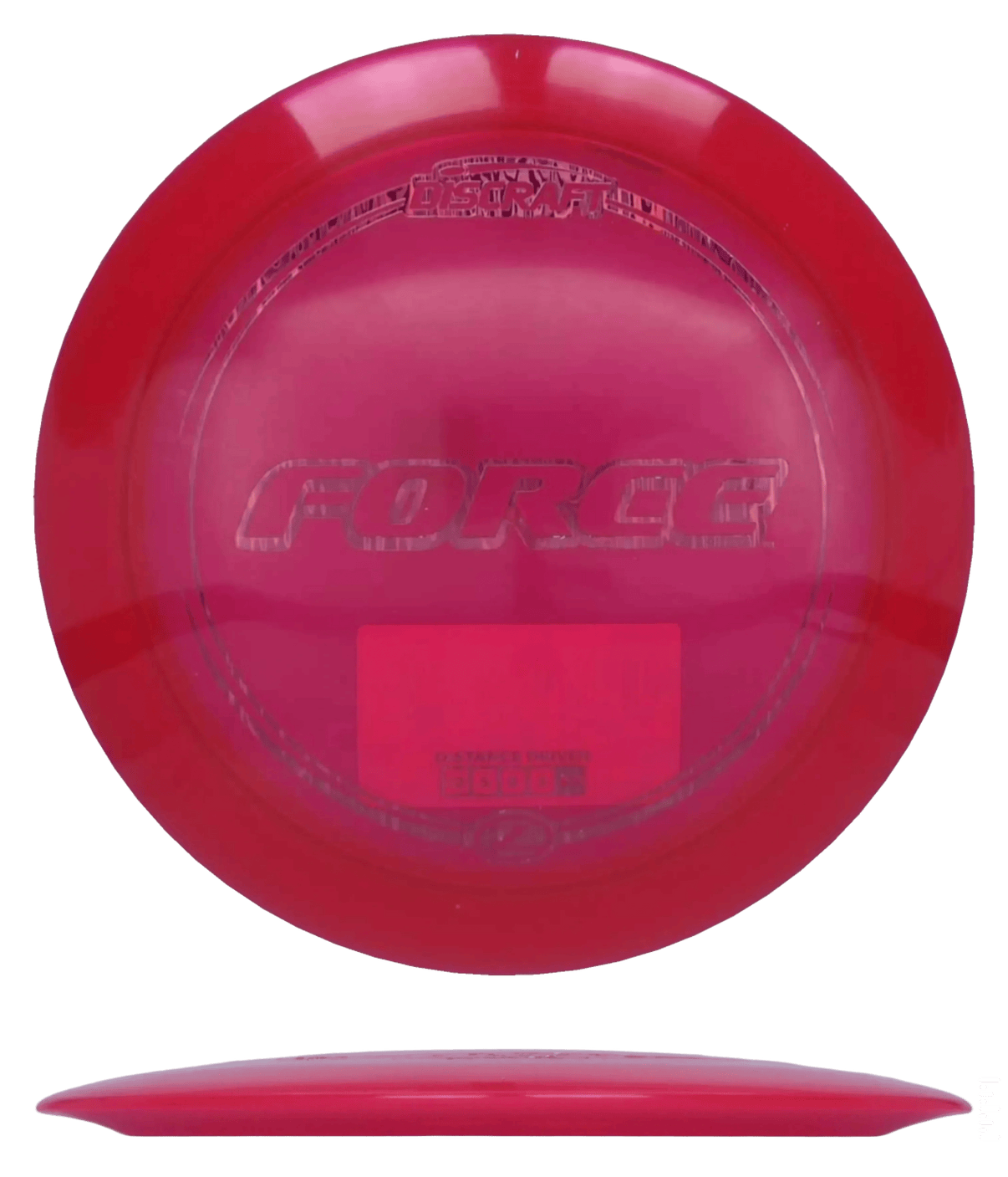 Discraft Force - Z Line / 173-74g - Red (Crimson Aqua) - Skyline Disc Golf