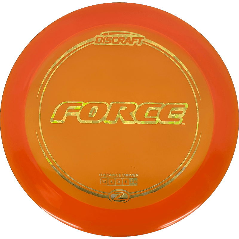 Discraft Force Discraft Force - Z Line / 173g - Orange (Gold Flowers) - Skyline Disc Golf