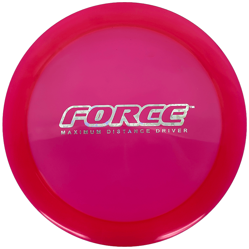 Discraft Force Discraft Force - Z Line / 174g - Hot Pink/Red-ish (Silver Stars) - Skyline Disc Golf