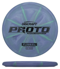 173 - 74g - Lavender/Mint Burst (Black) Proto Swirl Putter Line Discraft Fossil - Skyline Disc Golf
