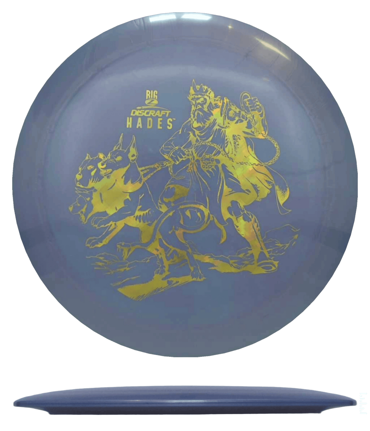 167 - 69g - Blue - ish Lavender (Gold) Big Z Discraft Hades - Skyline Disc Golf