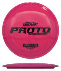 173g - Hot Pink (Black) Proto Swirl ESP Discraft Hallux - Skyline Disc Golf
