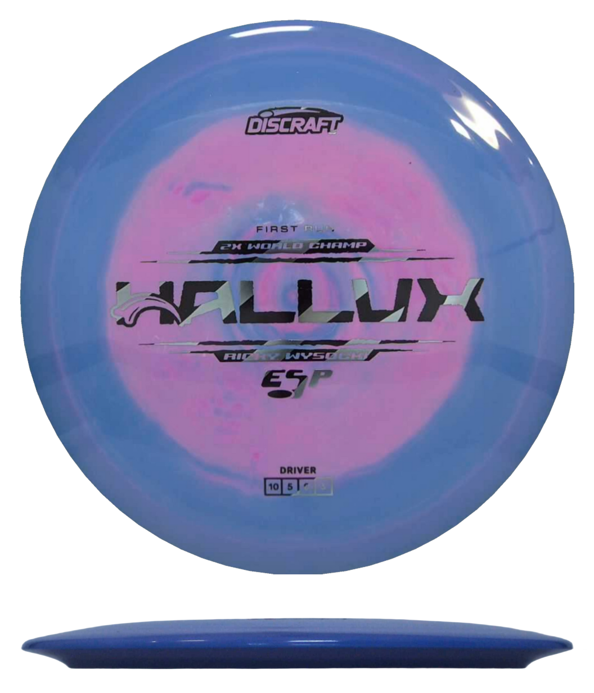 Discraft Hallux - ESP / 166g - Cotton Candy Swirl (Black/Silver Foil - First Run) - Skyline Disc Golf