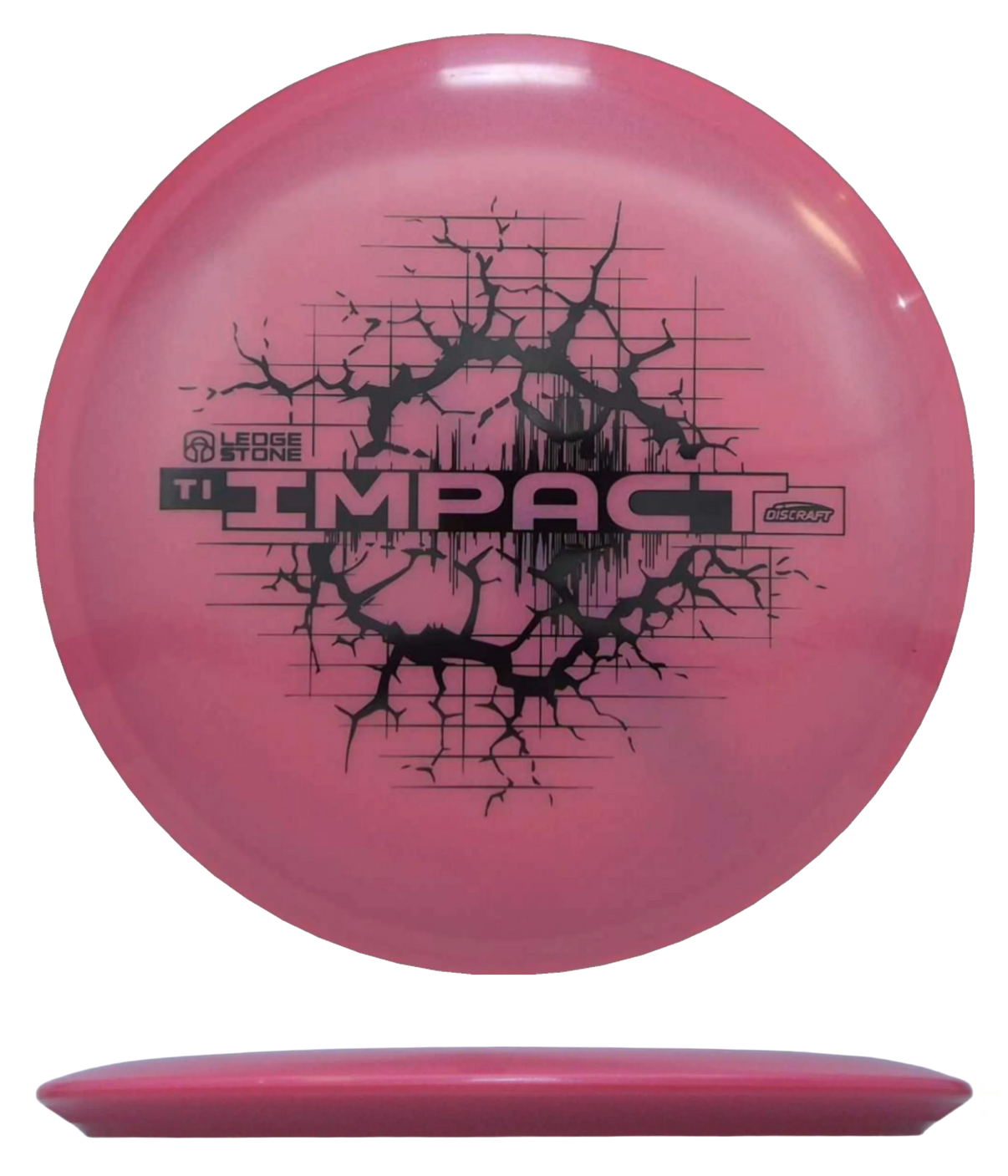 Discraft Impact - TI Colorshift / 173-74g - Hot Pink (Black) - Skyline Disc Golf