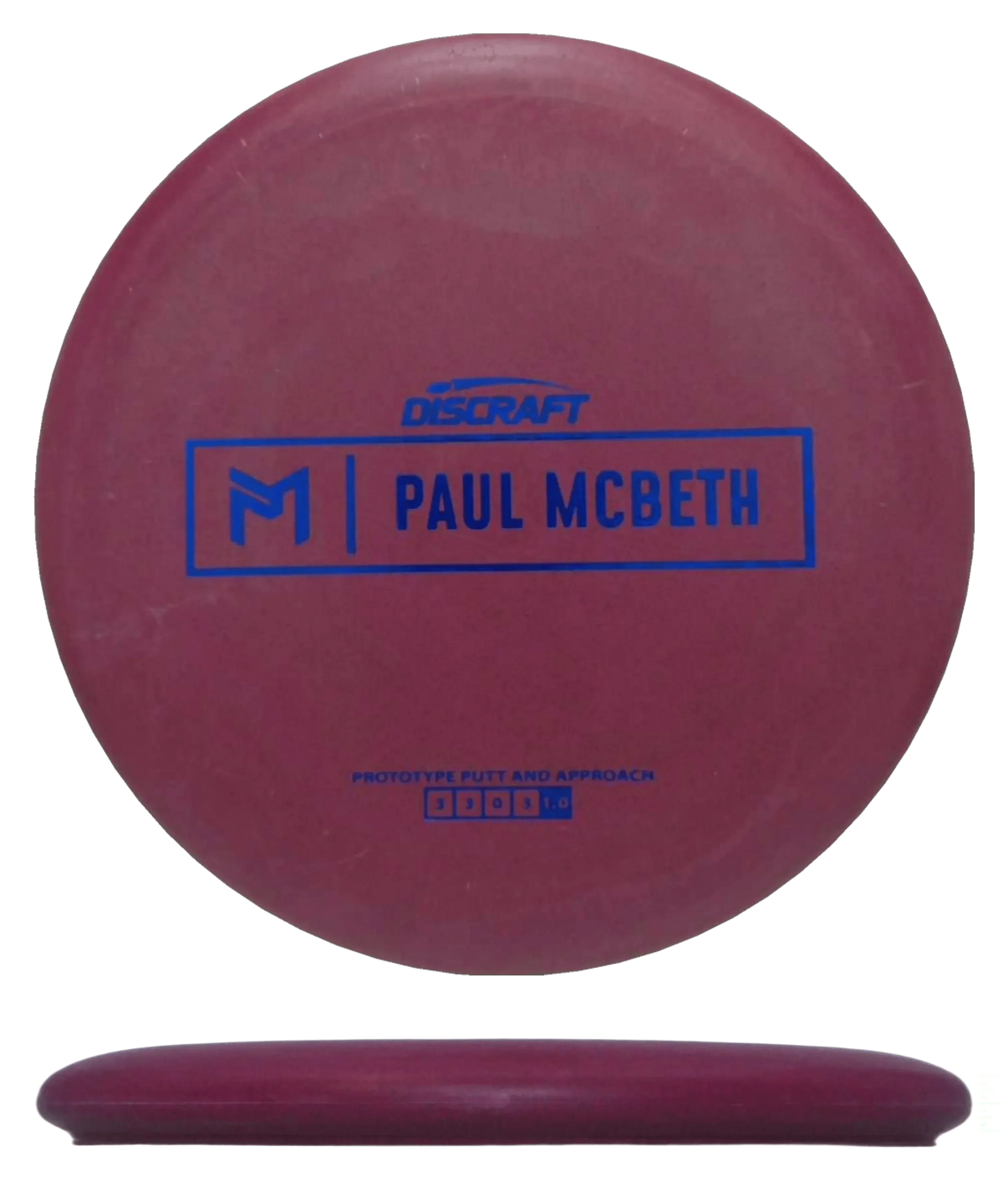 Discraft Kratos - Proto Blend / 173-74g - Burgundy (Blue Foil) - Skyline Disc Golf