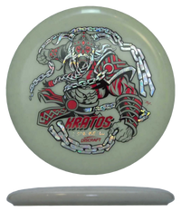 Discraft Kratos - Z Glo Sparkle / 170-72g - Pearl (Red/Chrome McB's) - Skyline Disc Golf
