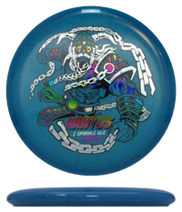 Discraft Kratos - Z Glo Sparkle / 173-74g - Blue (Rainbow/Moneystamp) - Skyline Disc Golf