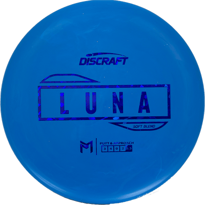 Discraft Luna Discraft Luna - Putter Line Soft / 173g - Blue (Blue Shatter) - Skyline Disc Golf