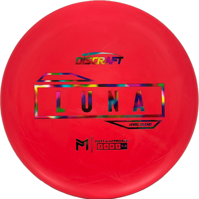 Discraft Luna Discraft Luna - Putter Line Hard / 173g - Red (Jellybean) - Skyline Disc Golf