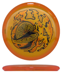 Discraft Luna - Stiff CryZtal / 173-74g - Orange (Orange Foil/Orange Glitter - Supreme Flight Open Edition) - Skyline Disc Golf