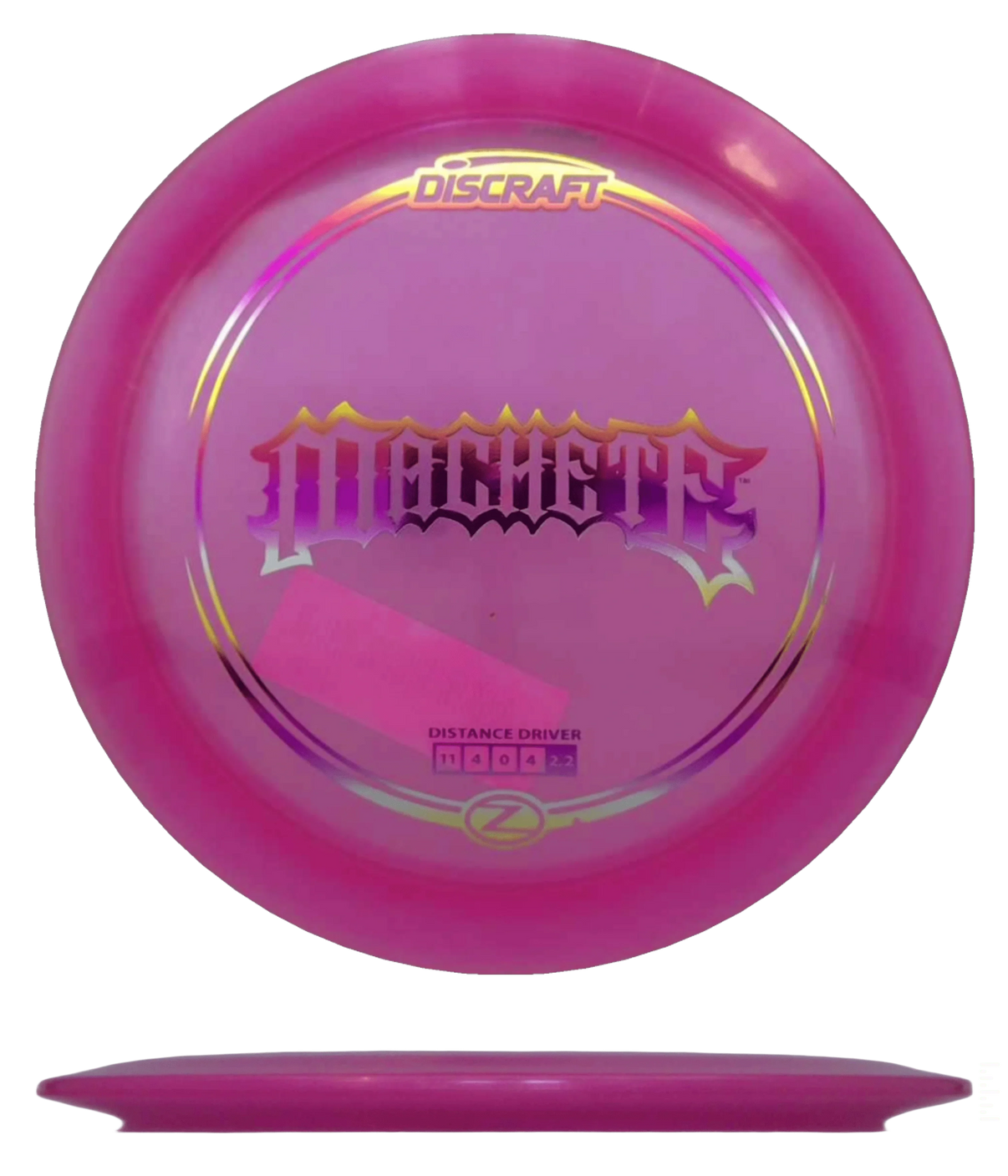 Discraft Machete - Z Line / 173-74g - Pink (Sunset Foil) - Skyline Disc Golf