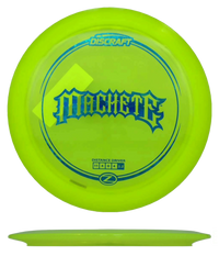 Discraft Machete - Z Line / 173-74g - Yellow (Blue Shatter) - Skyline Disc Golf