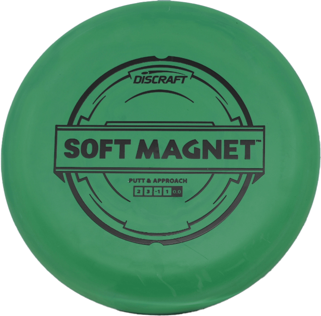 Discraft Magnet - Soft Putter Line / 167-69g - Green (Black) - Skyline Disc Golf