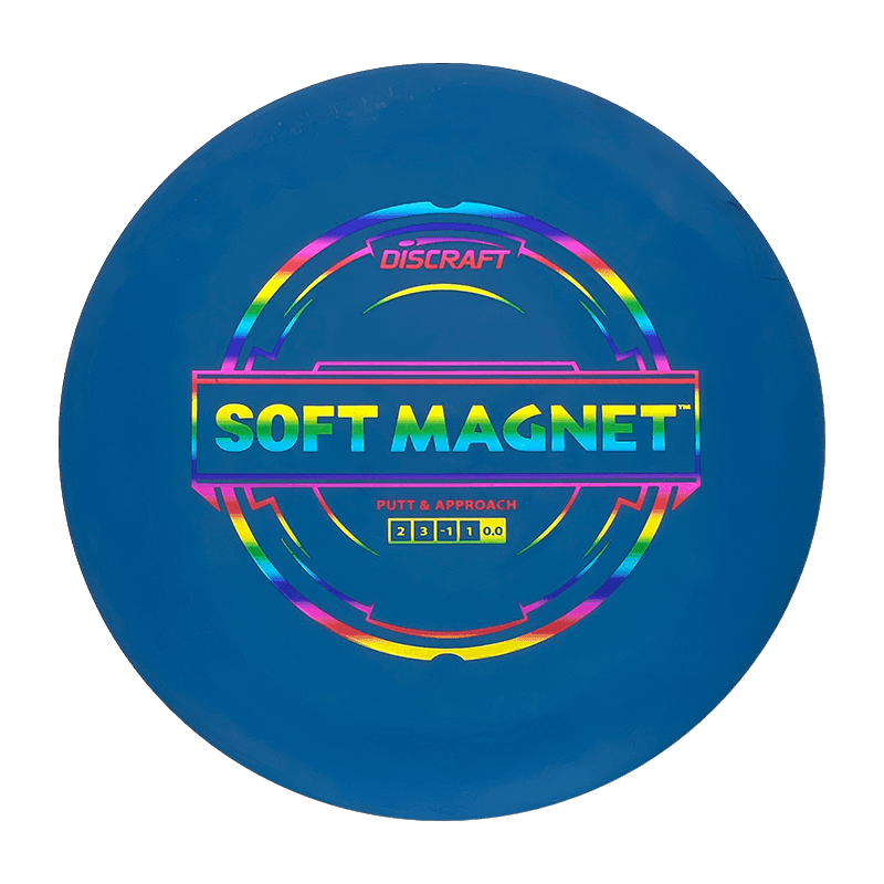 Discraft Magnet - Soft Putter Line / 173-74g - Blue (Rainbow Foil)