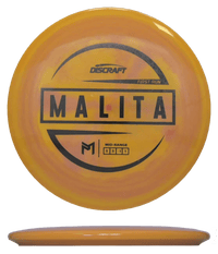 173 - 74g - Cantaloupe Swirl (Black Chrome Stars) Proto ESP - First Run Discraft Malita - Skyline Disc Golf