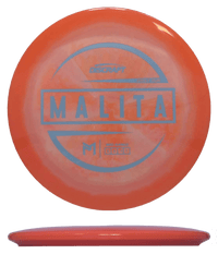 173 - 74g - Bright Orange Swirl (Gray) Proto ESP - First Run Discraft Malita - Skyline Disc Golf