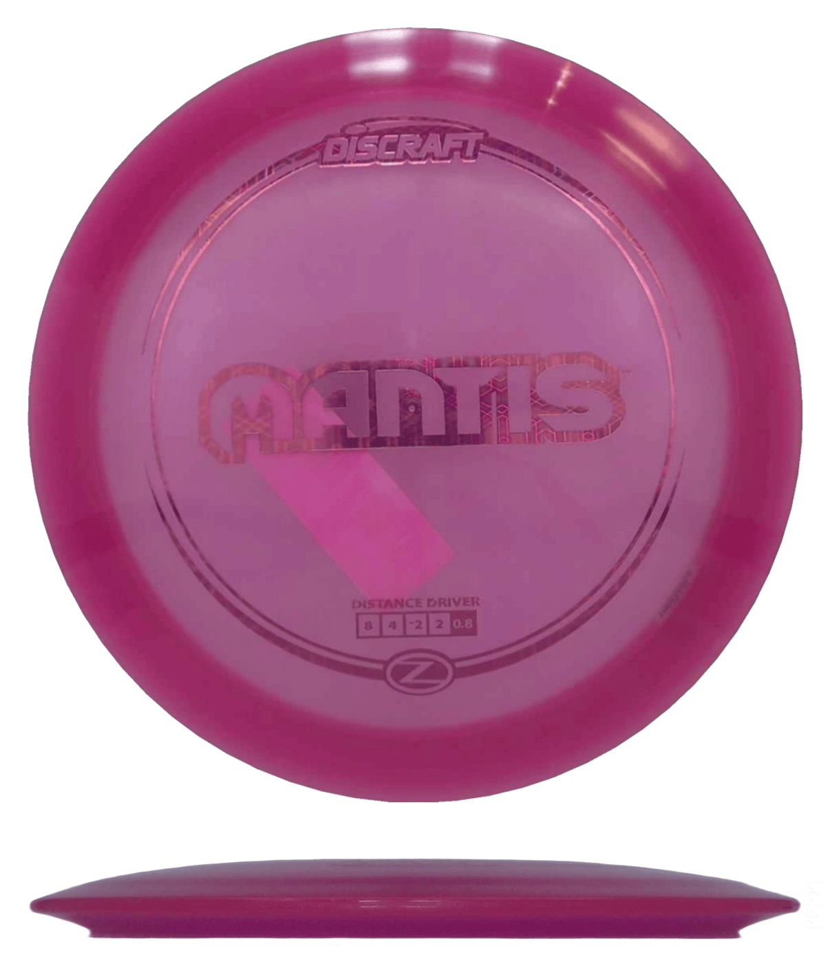 175 - 76g - Red Wine (Lavender Hexagons) Z Line Discraft Mantis - Skyline Disc Golf