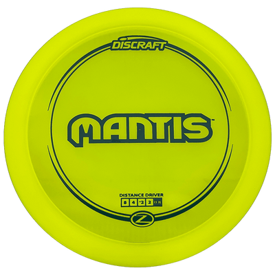 Discraft Mantis Discraft Mantis - Z Line / 170-72g - Yellow (Forest Green) - Skyline Disc Golf