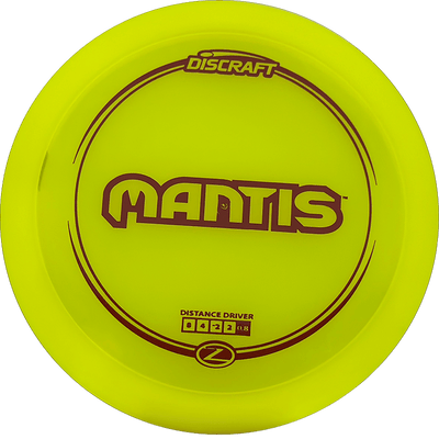 Discraft Mantis Discraft Mantis - Z Line / 170-72g - Yellow (Red) - Skyline Disc Golf