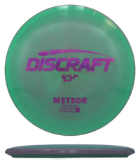 Discraft Meteor - ESP / 177+ - Green Swirl (Magenta Glitter) - Skyline Disc Golf