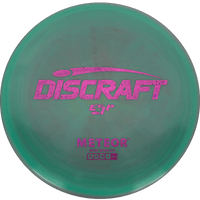 177+ - Green Swirl (Magenta Glitter) ESP Discraft Meteor - Skyline Disc Golf
