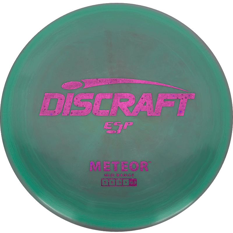 Discraft Meteor - ESP / 177+ - Green Swirl (Magenta Glitter)