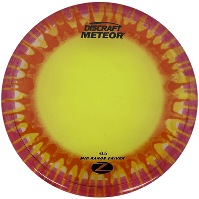 Discraft Meteor Discraft Meteor - Z Line FlyDye / 175-76g - Red/Yellow Burst w/ Pink Rim (Black) - Skyline Disc Golf