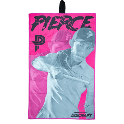 Discraft Microfiber Towel - Paige Pierce / Pink - Skyline Disc Golf