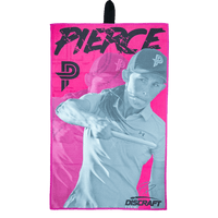 Pink Paige Pierce Discraft Microfiber Towel - Skyline Disc Golf