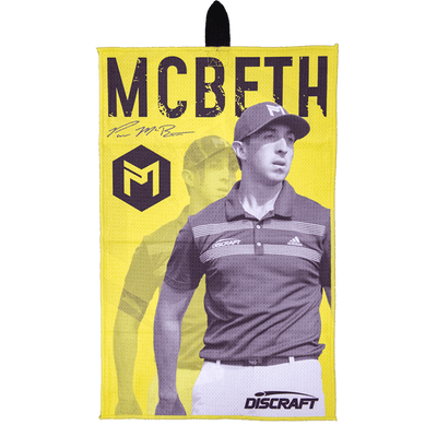 Discraft Microfiber Towel Discraft Microfiber Towel - Paul McBeth / Yellow - Skyline Disc Golf