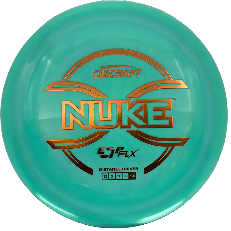 Discraft Nuke Discraft Nuke - ESP FLX / 173-74g - Mint Swirl (Orange Foil) - Skyline Disc Golf