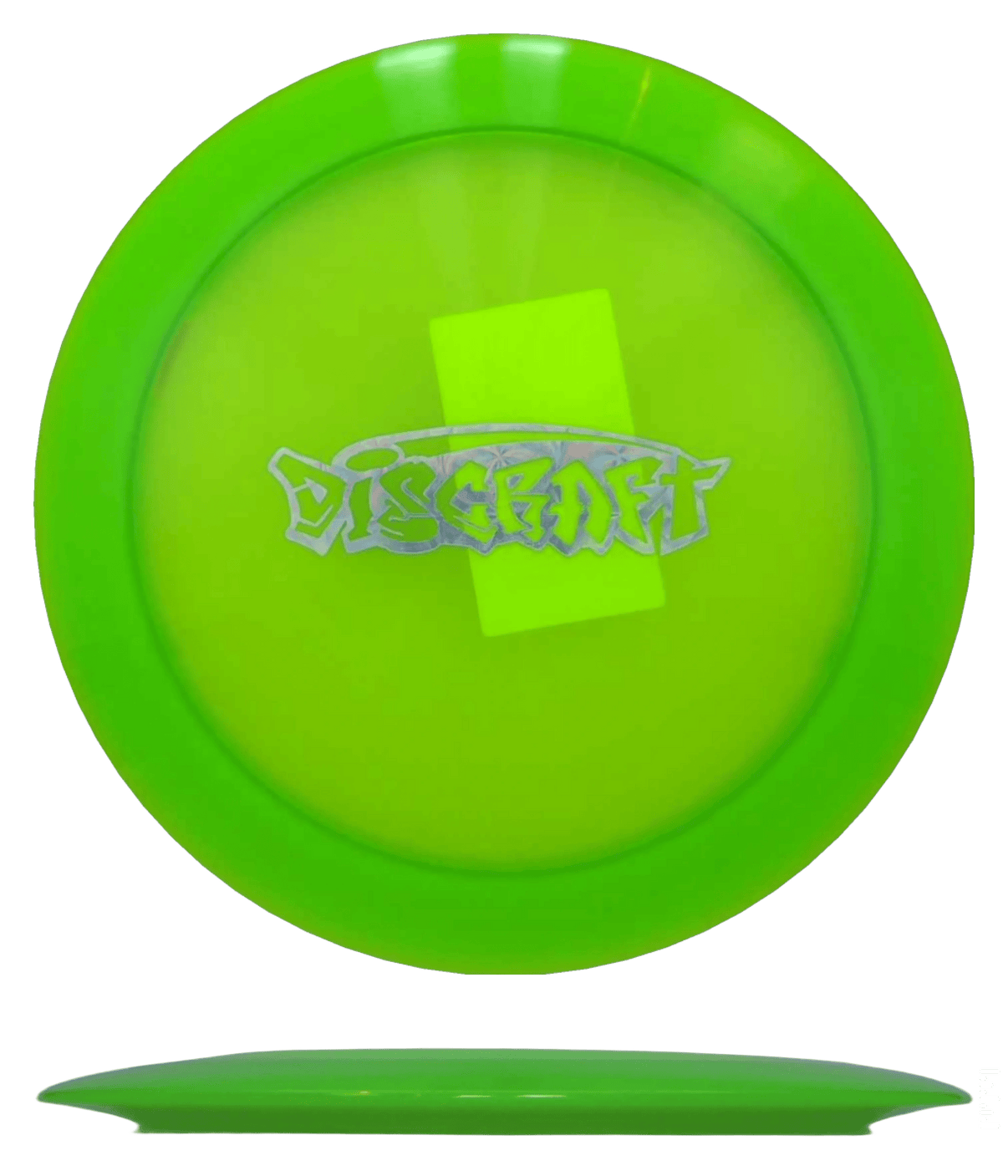 173 - 74g - Lime Green (Chrome) Z Line Discraft Nuke - Skyline Disc Golf