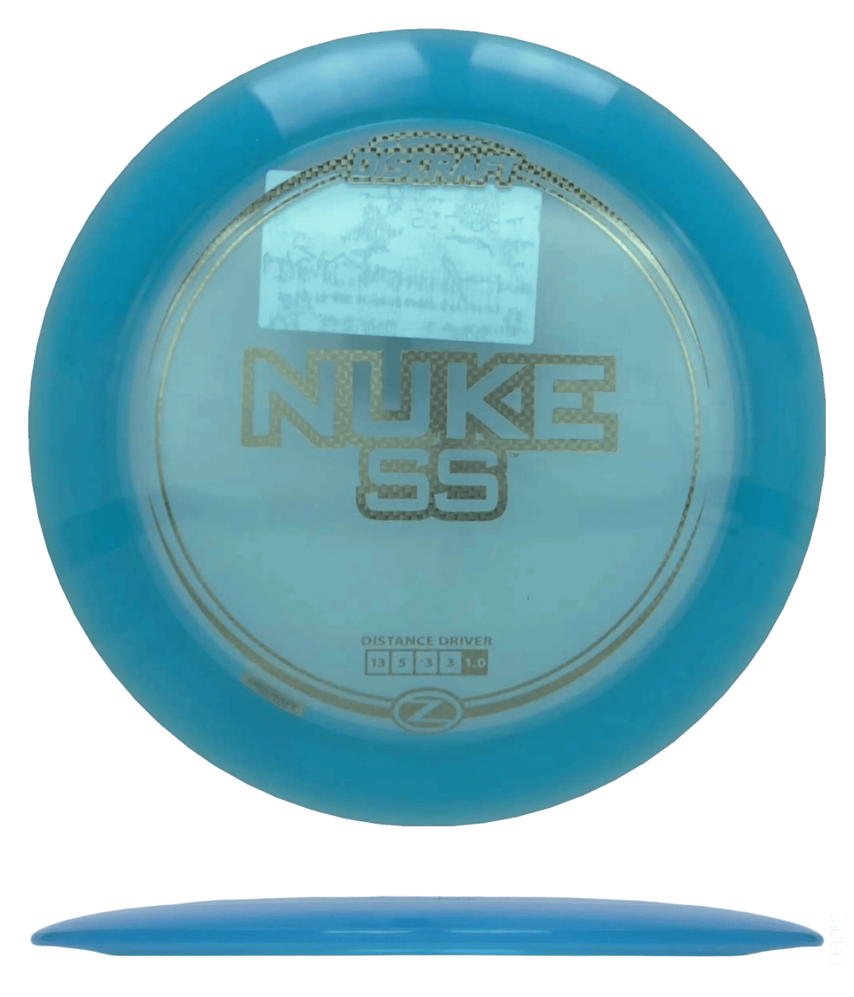 167 - 69g - Blue (Silver Carbon Fiber) *129* Z Line Discraft Nuke SS - Skyline Disc Golf