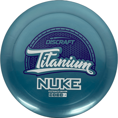 Discraft Nuke Discraft Nuke - Titanium / 173-74g - Blue Green (Navy Blue/White) - Skyline Disc Golf