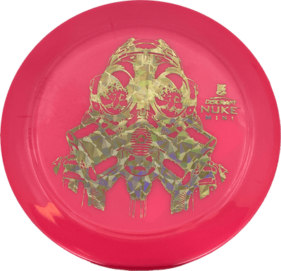 Discraft Oversize Mini Discraft Oversize Mini - Nuke / Red-ish Pink (Gold Shatter) - Skyline Disc Golf