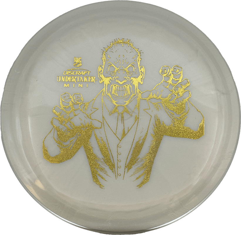 Discraft Oversize Mini Discraft Oversize Mini - Undertaker / Pearl (Gold Glitter) - Skyline Disc Golf