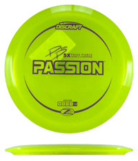160g - Yellow (Purple) Z Lite Discraft Passion - Skyline Disc Golf