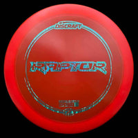 173 - 74g - Red (Blue Waves) Z Line Discraft Raptor - Skyline Disc Golf