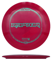 173 - 74g - Red (Blue Waves) Z Line Discraft Raptor - Skyline Disc Golf