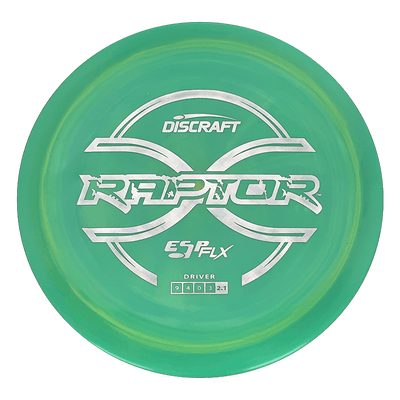 Discraft Raptor Discraft Raptor - ESP FLX / 164-66g - Green Swirl (Chrome) - Skyline Disc Golf