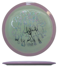 Discraft Raptor - ESP FLX - Ledgestone Wave 3 / 173-74g - Pink/Green (Oil Slick) - Skyline Disc Golf